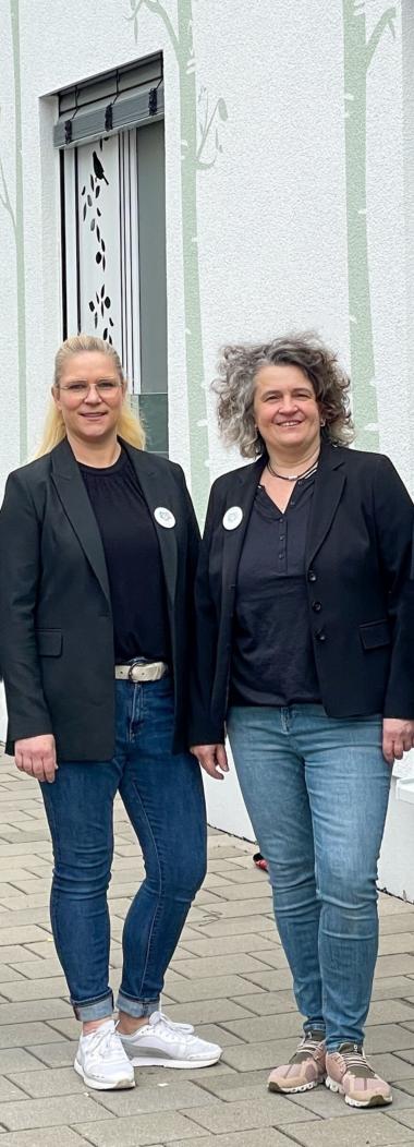 Stefanie Lang und Elke Popp
